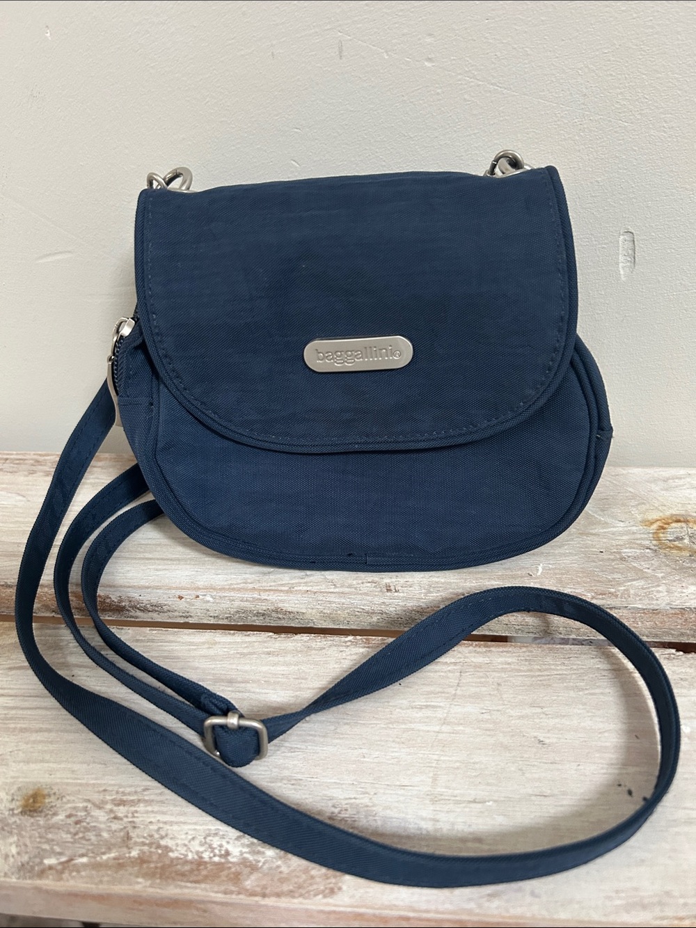 Baggallini Navy Crossbody Belt Bag